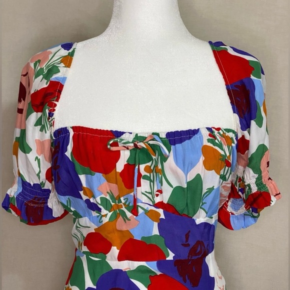 Floral mini dress from Faithfull the Brand. Great used condition - Picture 5 of 7